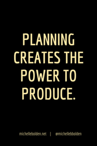 Planning Quote 23- Michelle B. Bolden