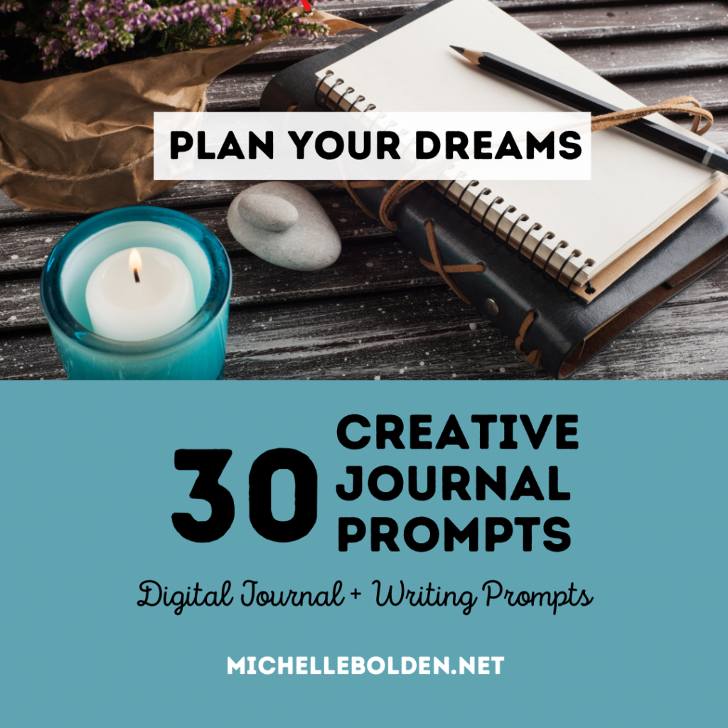 Plan Your Dreams Digital Journal + Writing Prompts
